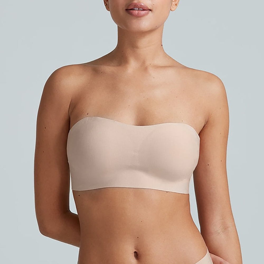 Commando Butter Soft Support Strapless Bralette Size Small Nude Colour
